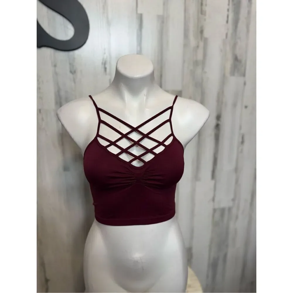 Red crop top - Picture 2 of 8